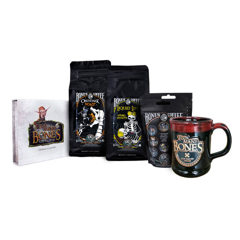 Too Many Bones Coffee Connoisseur Set (Gearloc Coasters)