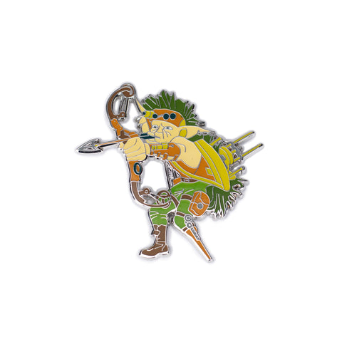Too Many Bones Enamel Pin (Ghillie)