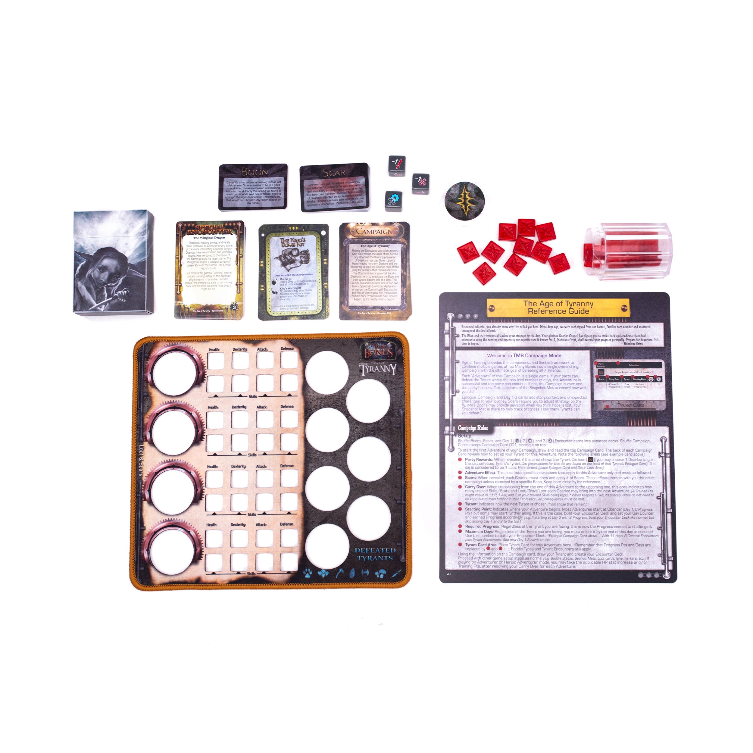 The Age of Tyranny: Campaign Components for Too Many Bones