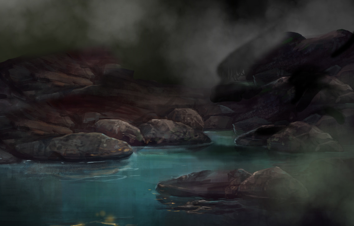 TES water and rocks bg